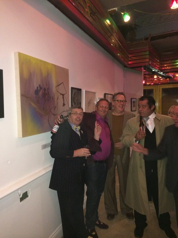 Image by Lee Eyles: Left to right: Michael Hogben, Brian Thomas, Vic Reeves, Paul Emin